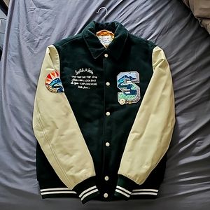 Scotch & Soda Men's Small Letterman Jacket